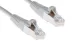 Cat5e Shielded Ethernet Patch Cable, Half-moon Boot, 35 ft, Gray