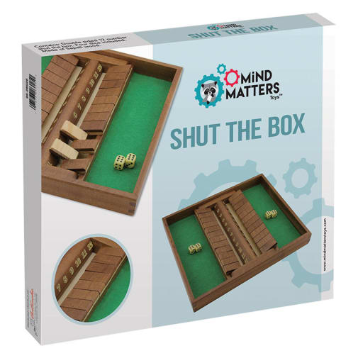 Mind Matters Shut the Box Double 1-12 Game