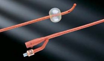 Bardex IC Foley Catheter, 16 Fr., Medium, 5 cc, Coude Tip MK 371601