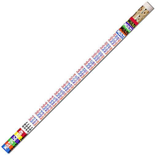 Multiplication Tables Pencils (Dozen)