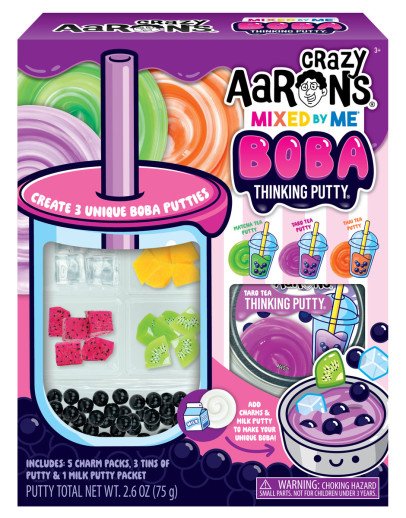 Crazy Aaron's Mixed by Me Thinking Putty Kit - BOBA Tea