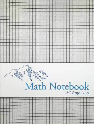1/4" Gridded Notebook