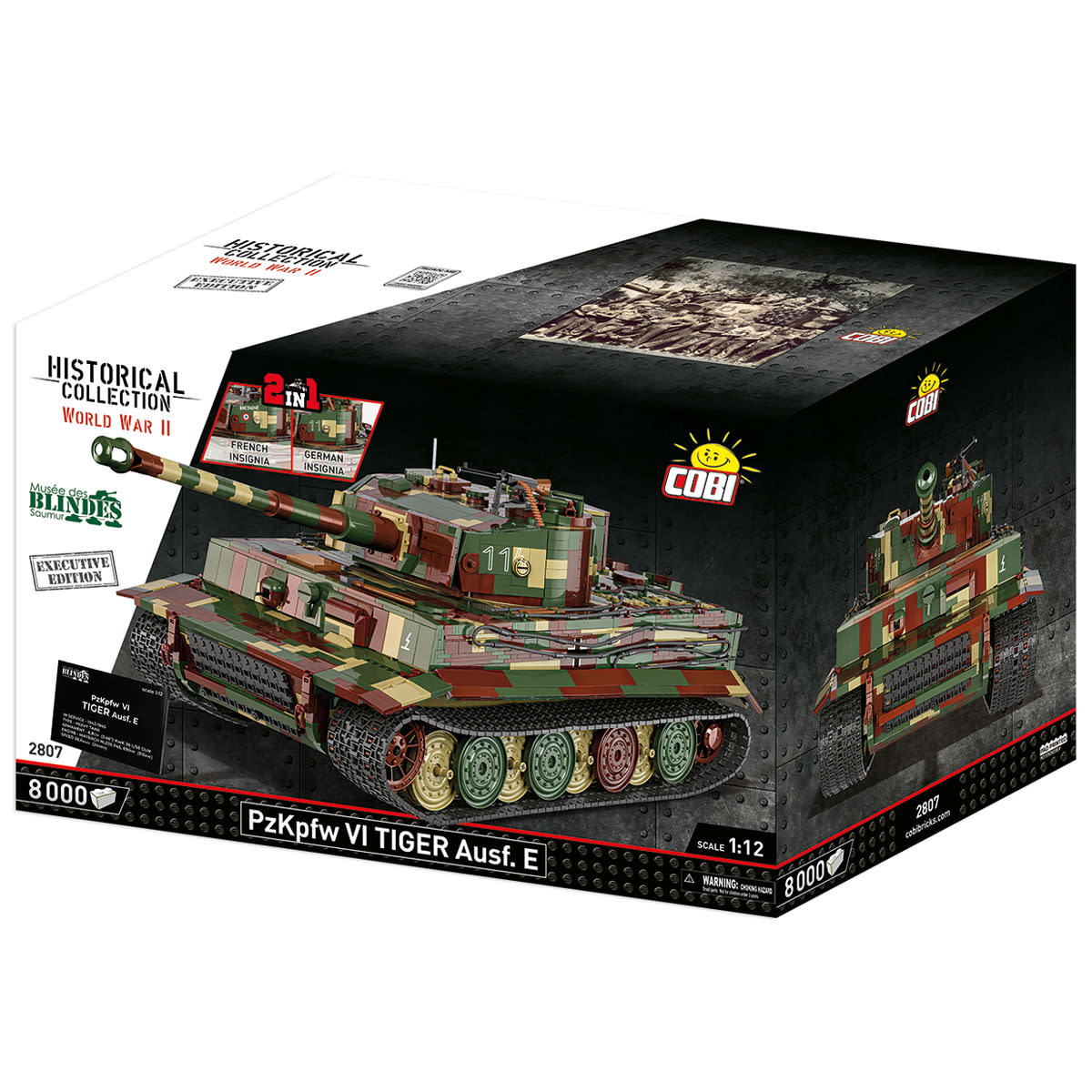 COBI Pzkpfw VI Tiger Ausf. E Tank Executive Edition - 8000 pieces