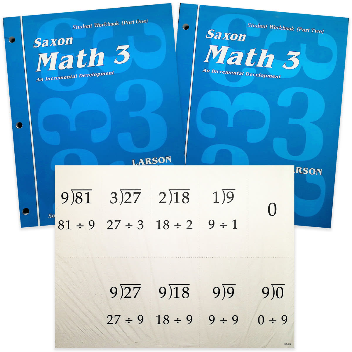 Saxon Math 3 Student Workbooks / Fact Cards