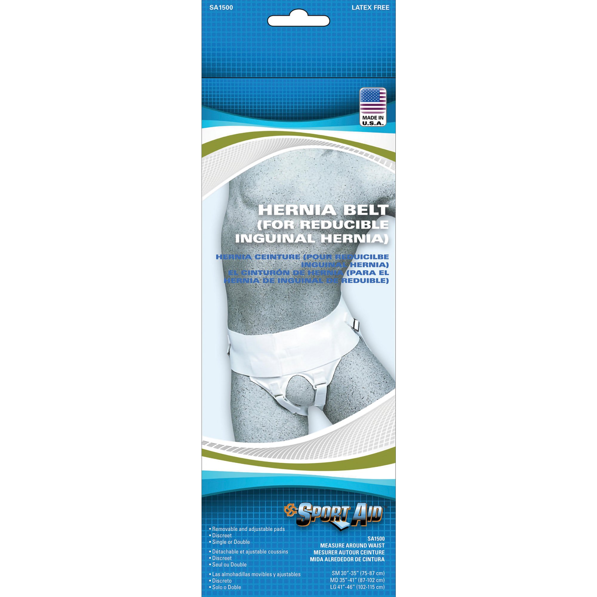 Sport Aid Hernia Belt, Small MK 697367