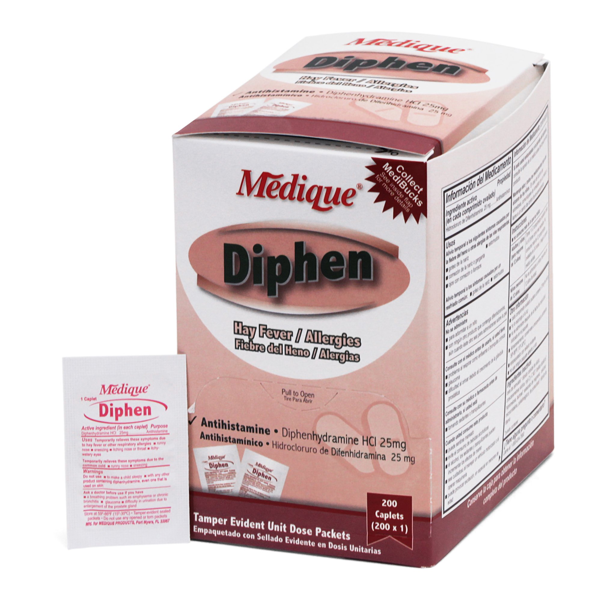 Diphen Diphenhydramine Allergy Relief MK 406725