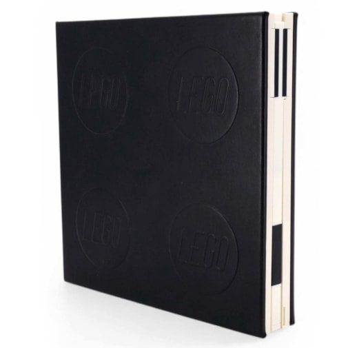 LEGO Locking Notebook with Gel Pen - Black