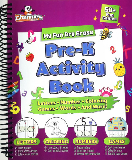 My Fun Dry Erase Pre-K Activity Book