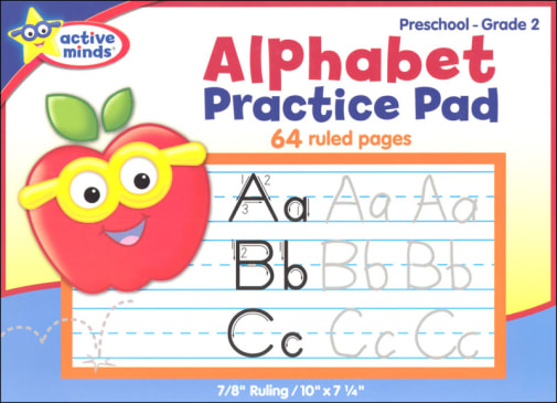 Active Minds Alphabet Practice Pad