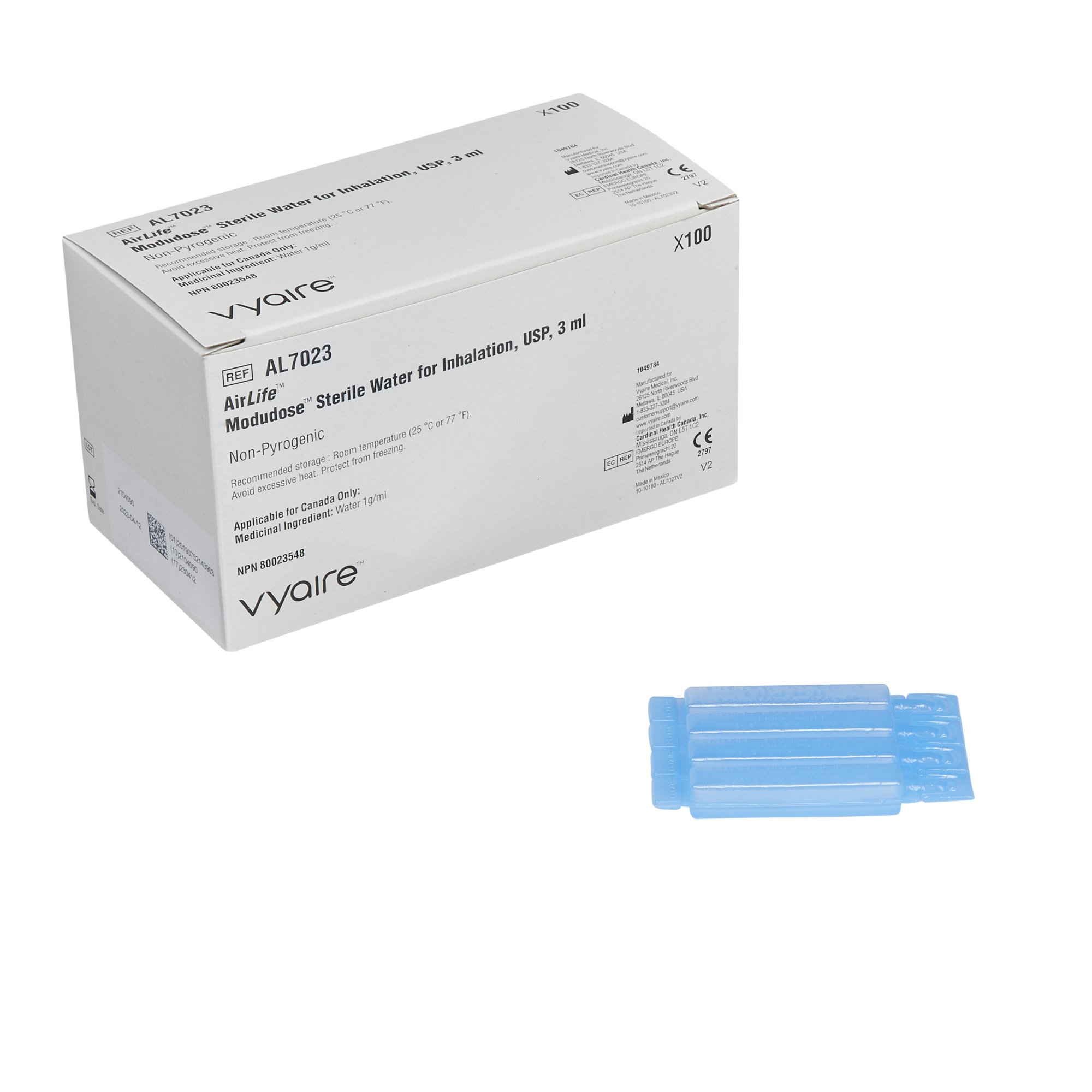 AirLife Modudose Respiratory Therapy Solution, 3 mL Unit Dose Vial MK 747294