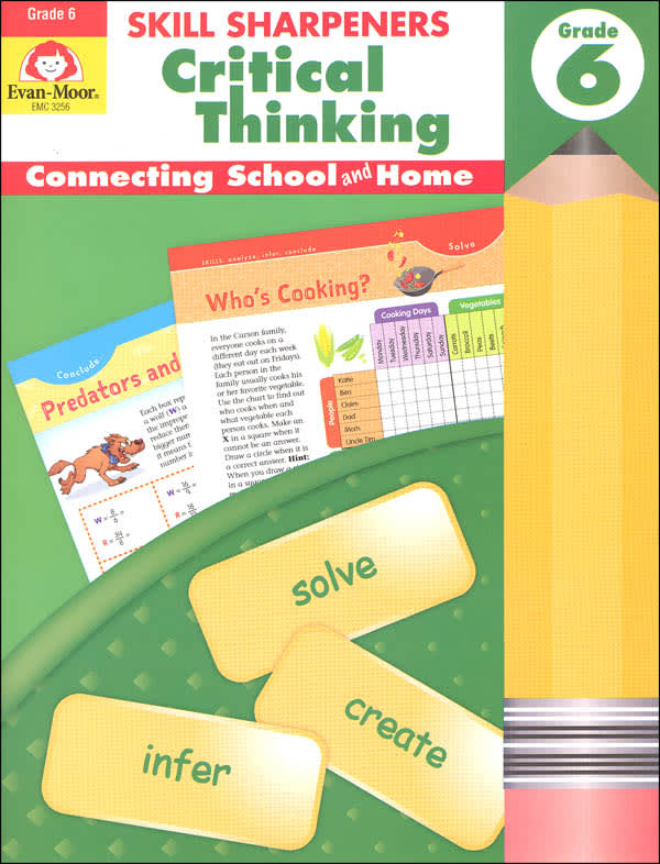 Skill Sharpeners: Critical Thinking, Grade 6