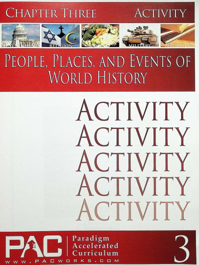World History - Chapter 3 Activities