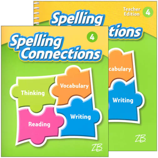 Zaner-Bloser Spelling Connections Grade 4 Homeschool Bundle (2016 edition)