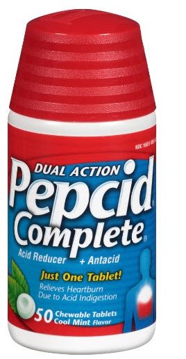 Pepcid Complete Chewable Tablets Cool Mint MK 695107