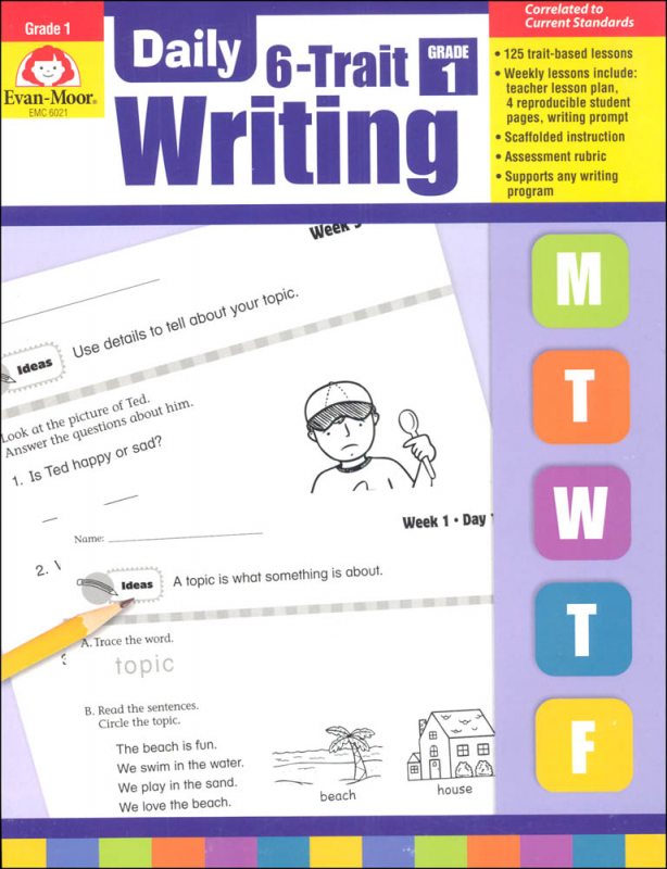 Daily 6-Trait Writing, Grade 1