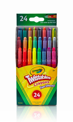 Crayola Crayons, Metallic - 24 crayons