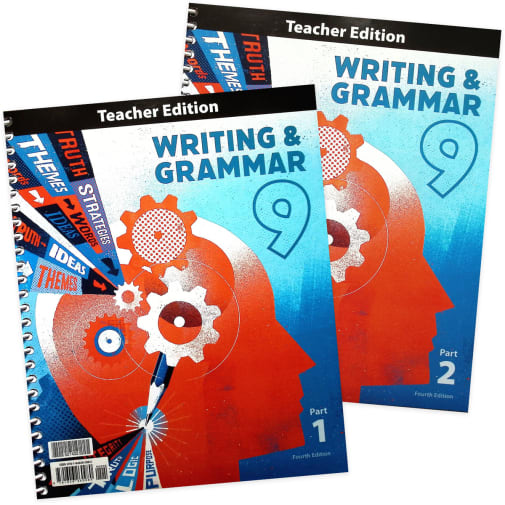 BJU Press Writing & Grammar 9 Teacher Edition 4th Edition