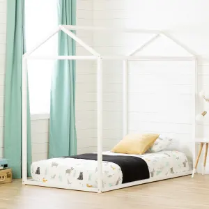 Casita para cama infantil de madera