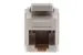 Cat5e RJ45 Inline Coupler Type Keystone Jack, Gray