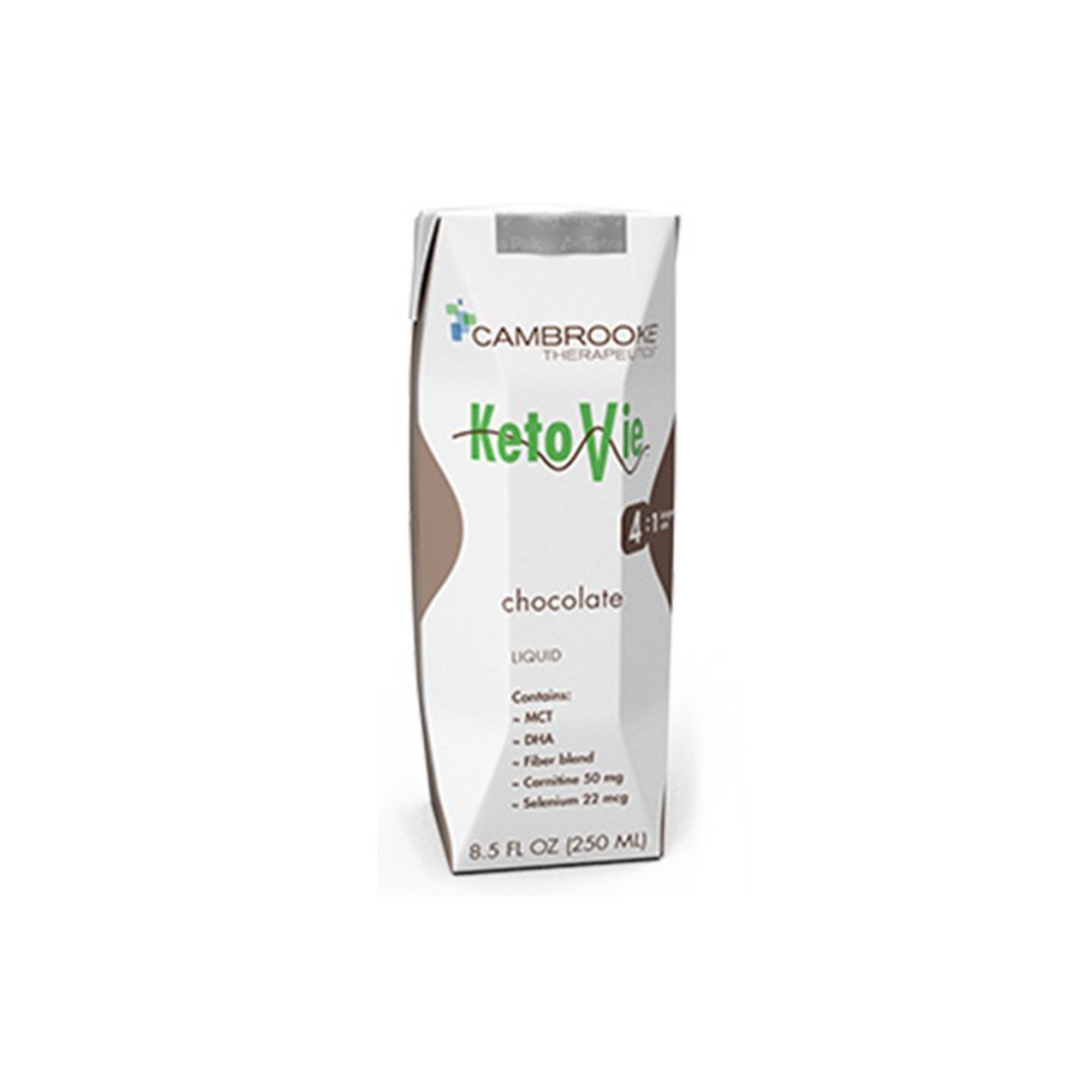 KetoVie 4:1 Chocolate Liquid for the Dietary Management of Intractable Epilepsy, 8.5-ounce carton MK 1100362