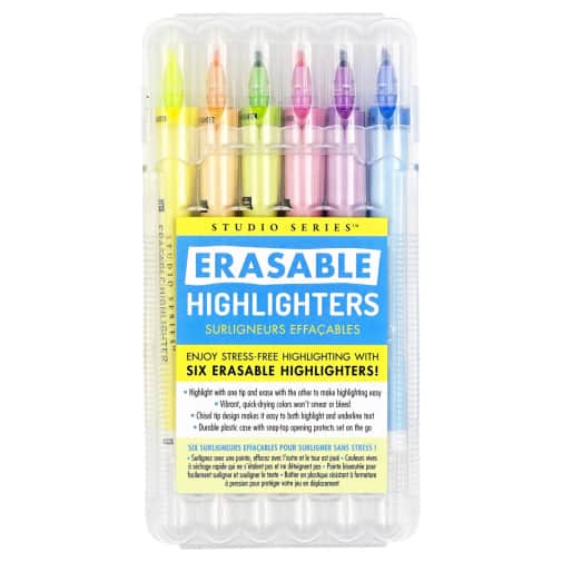 Eraseable Highlighters