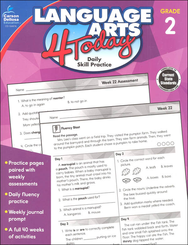 Language Arts 4 Today - Grade 2