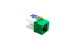 Cat5e RJ45 110 Type Keystone Jack, Green