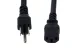 AC Power Cord, 5-15P to C13, 14 AWG, 2ft, Black