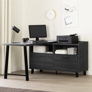 Kozack - L-Shaped Desk with Power Bar Kozack - L-Shaped Desk with Power Bar
