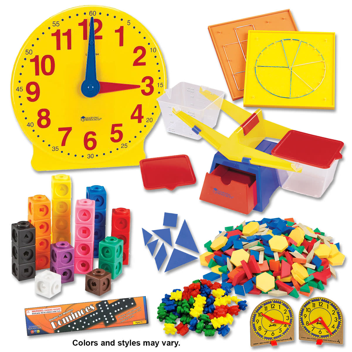 Manipulative Kit K (Plastic Pattern Block Upgrade, Optional Items)