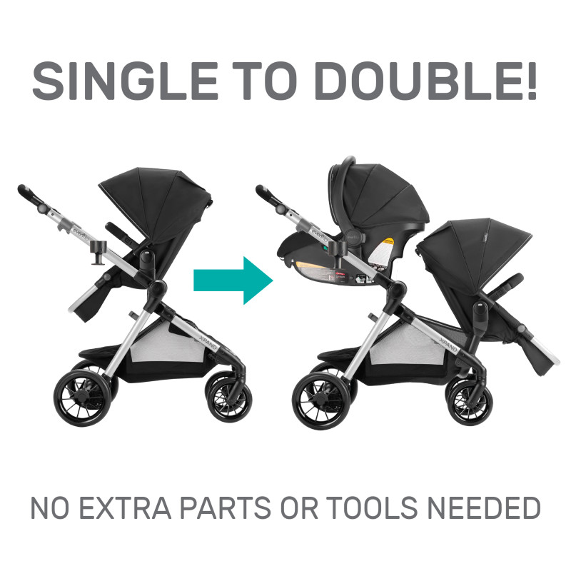 Pivot Xpand™ Modular Travel System With SafeMax Infant Car Seat (Stallion) Lifestyle Photo Pivot Xpand™ Modular Travel System With SafeMax Infant Car Seat (Stallion) Lifestyle Photo