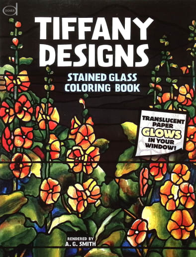 Tiffany Designs Stained Glass Coloring Book