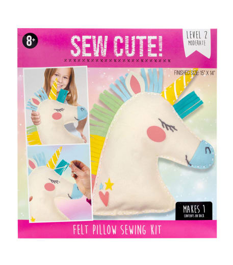Sew Cute Felt Pillow Kit - Unicorn