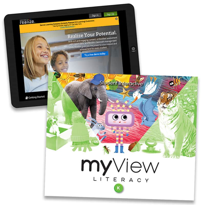 Savvas myView Literacy Homeschool Bundle Grade K (2020 Edition)