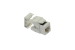 Cat6 RJ45 110 Type 180° Keystone Jack, White