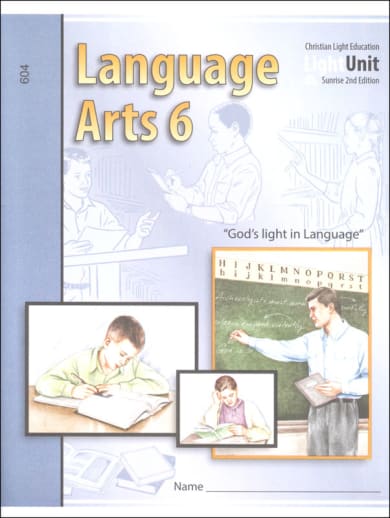 Language Arts LightUnit 604 Sunrise 2nd Edition