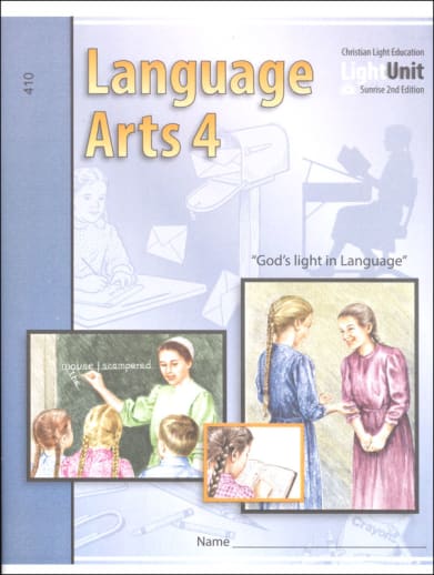 Language Arts LightUnit 410 Sunrise 2nd Edition