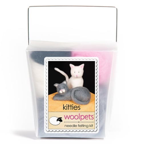 Needle Felting Kit: Kitties