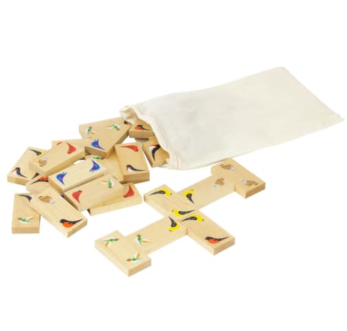 Birds Dominoes with Pouch