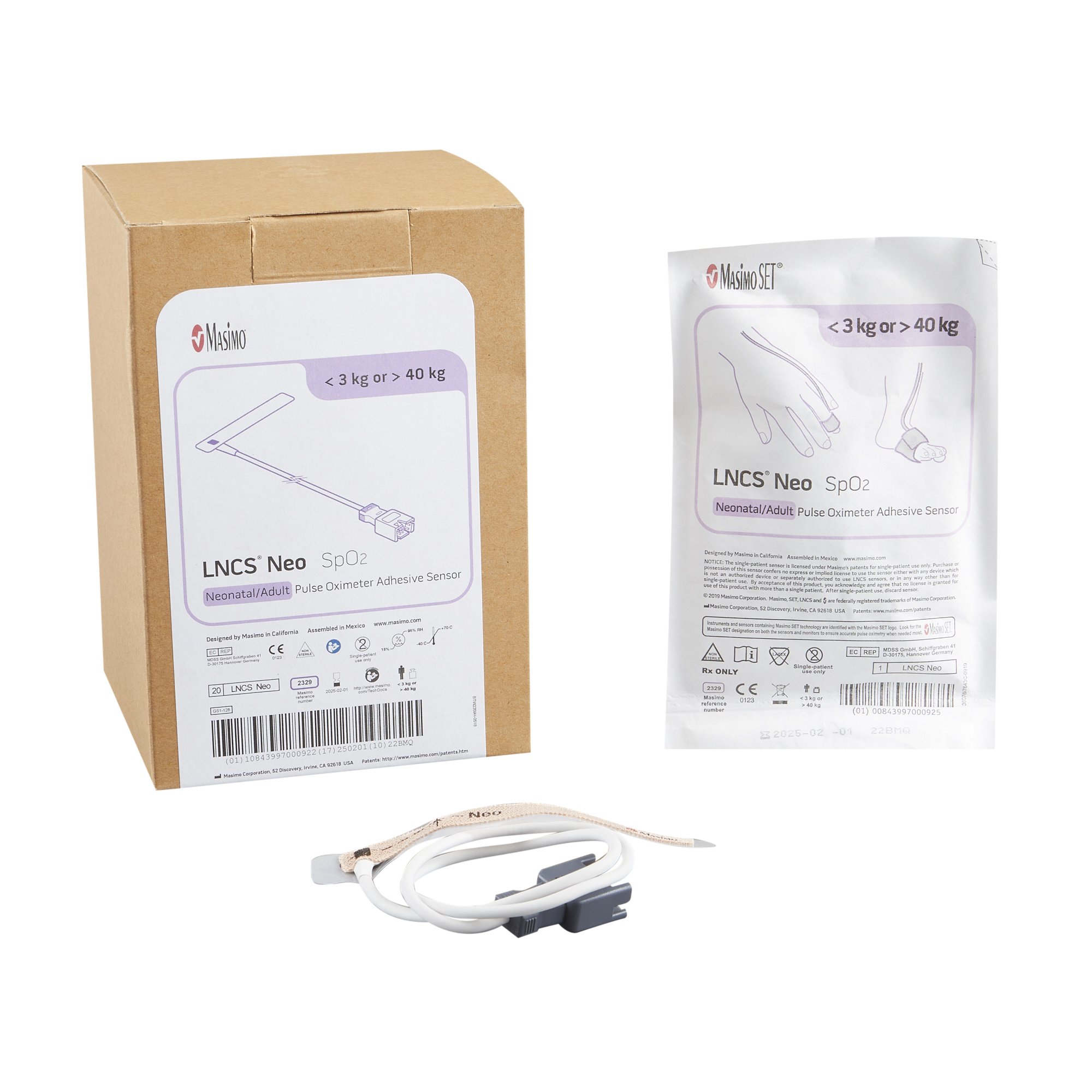 LNCS Neonatal SpO2 Adhesive Sensor MK 772506