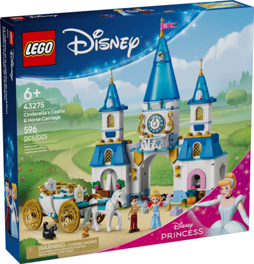 LEGO Disney Princess Cinderella's Castle & Horse Carriage (43275)