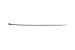 11in Nylon Cable Ties, Black (Qty 100)