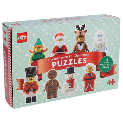 LEGO Countdown to Christmas Puzzles: 12 Days of Minifigure Advent Puzzles