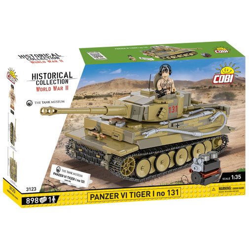Tiger I No 131 - 896 pieces (World War II Historical Collection)