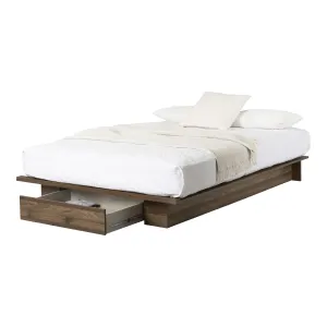 Platform Bed with Drawer