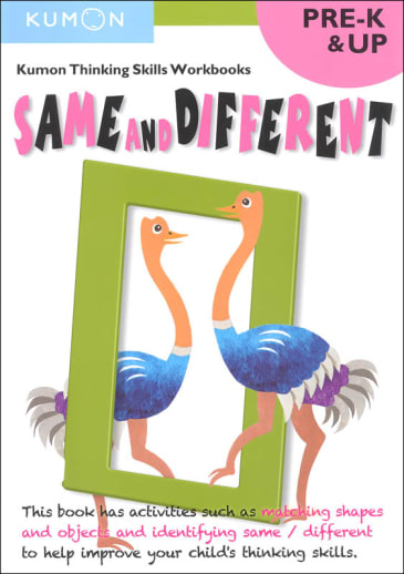 Kumon Thinking Skills Workbook - Same and Different (Pre-K & Up)