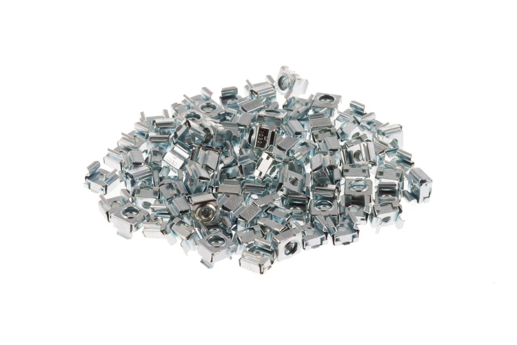 Rack Mount Cage Nuts, 10-32, Qty 100