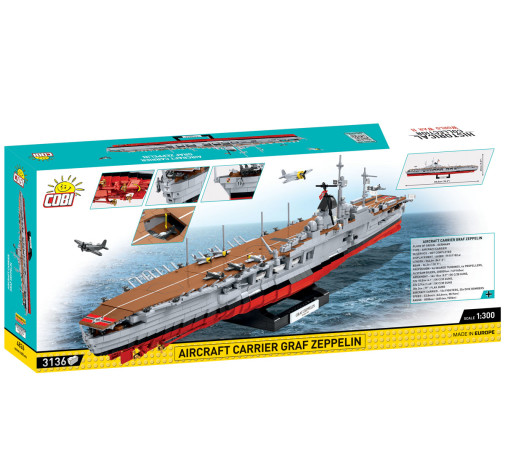 COBI Aircraft Carrier Graf Zeppelin - 3136 pieces (World War II 