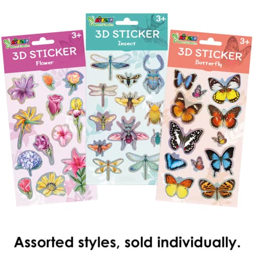 3D Stickers - Assorted Style