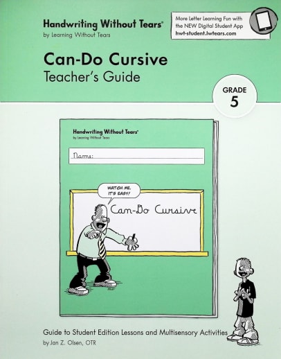 Can-Do Cursive Teacher's Guide